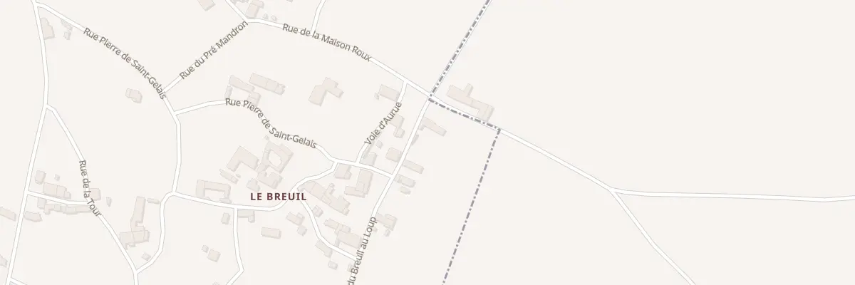 Plan du 5127 Le Breuil à Verdille