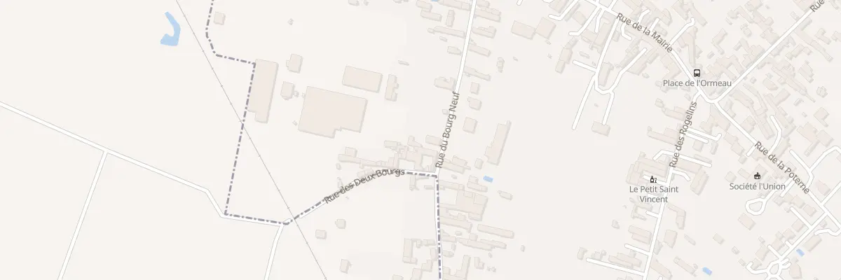 Plan du 32 Rue du Bourg Neuf à Varrains