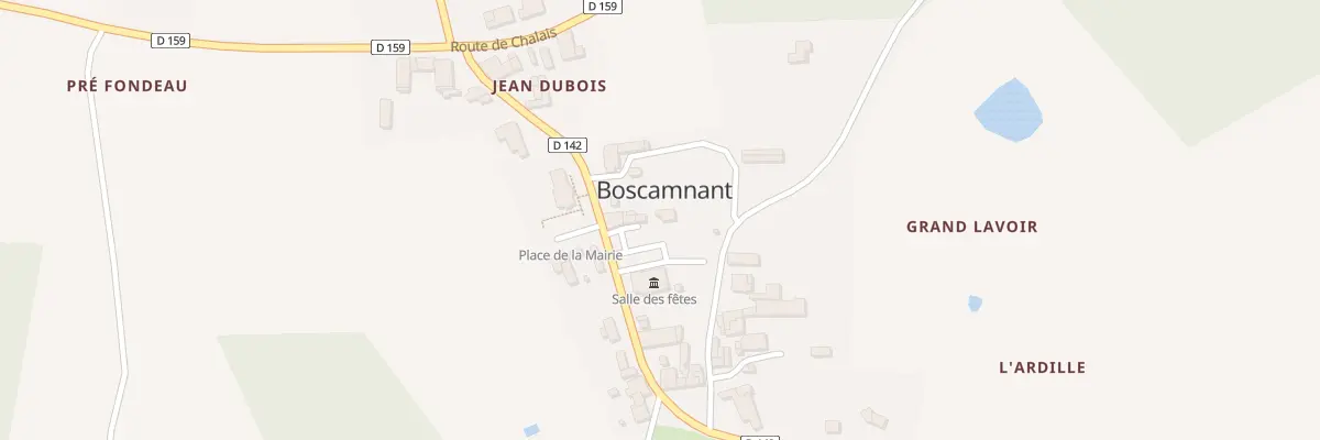 Plan du 5 Imp du Square à Boscamnant