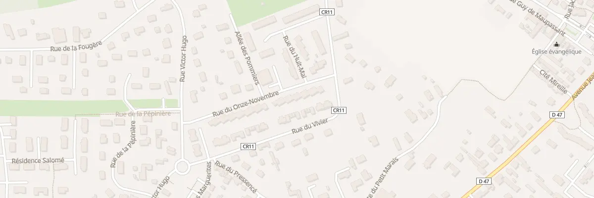 Plan du 20 Rue du Onze Novembre à Mézidon Vallée d’Auge