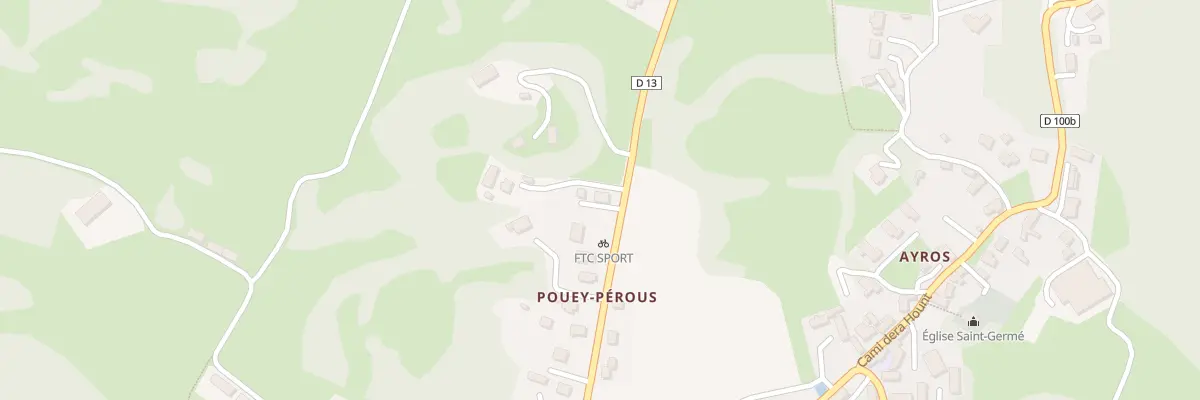 Plan du 29 Che du Pouey Peyrous à Ayros-Arbouix