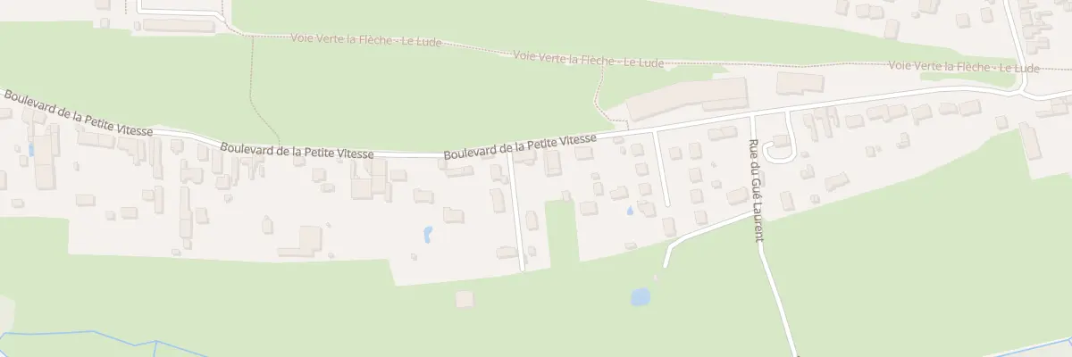 Plan du 92 Bd de la Petite Vitesse à La Flèche