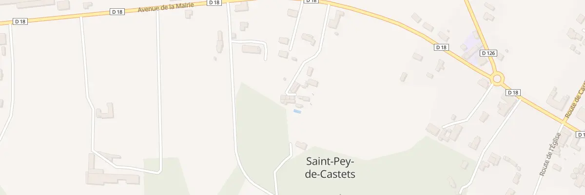 Plan du 10B Imp du Roy à Saint-Pey-de-Castets