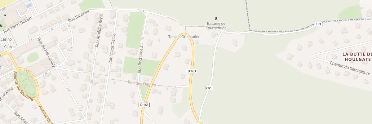 Plan du 4 Rte de la Corniche à Houlgate