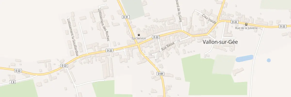 Plan du 33 Grande Rue à Vallon-sur-Gée