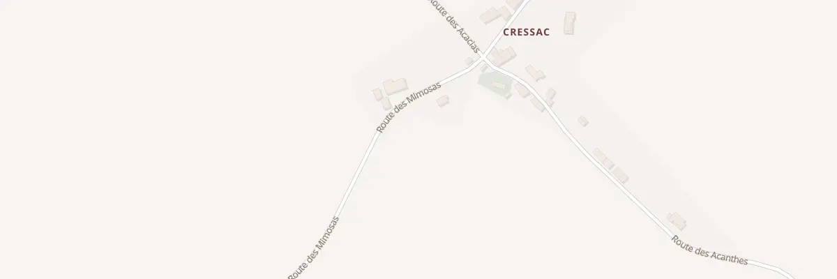 Plan du 5064 Cressac à La Genétouze