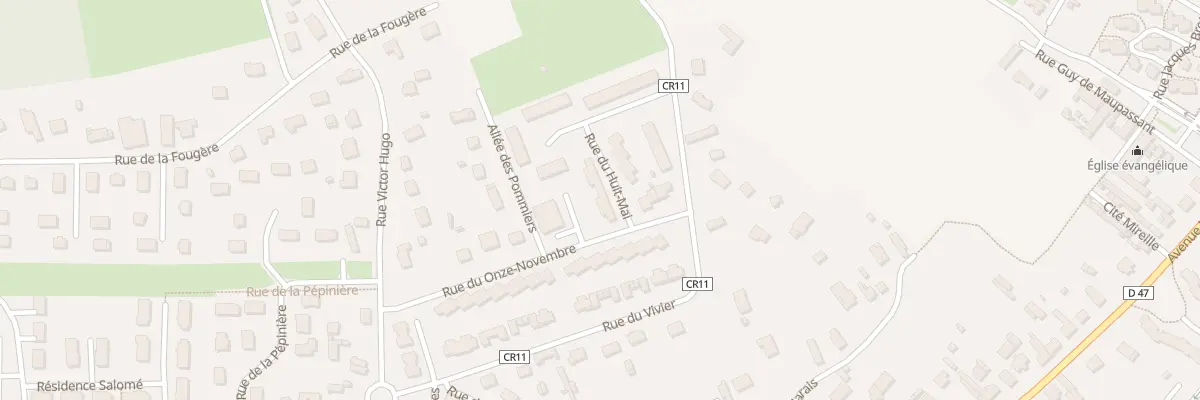 Plan du 3 Rue du Huit Mai à Mézidon Vallée d’Auge