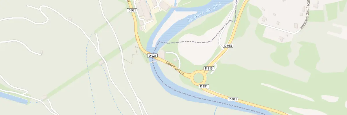 Plan du 1 Rte de Luz à Villelongue