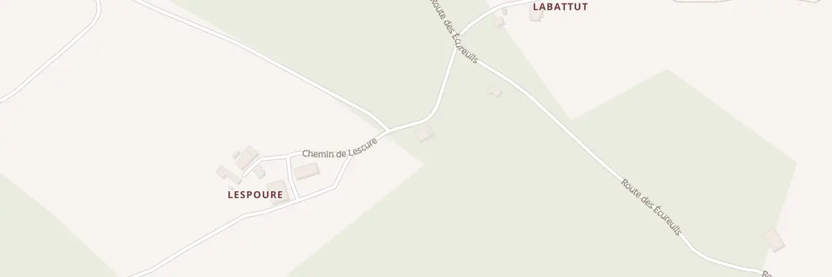Plan du 1 Che de Lescure à Brossac