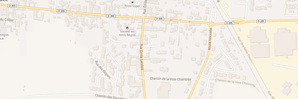 Plan du 52 Rue Emile Landais (chace) à Bellevigne-les-Châteaux