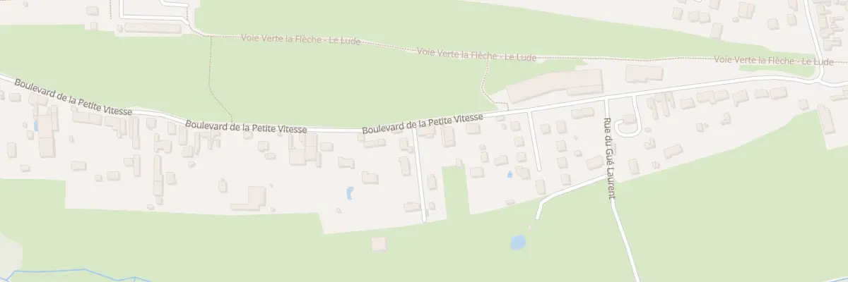 Plan du 90 Bd de la Petite Vitesse à La Flèche