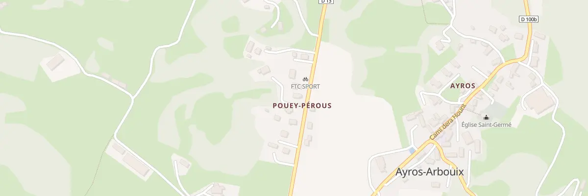 Plan du 23 Che du Pouey Peyrous à Ayros-Arbouix