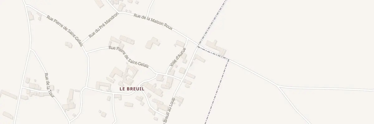 Plan du 5283 Le Breuil à Verdille
