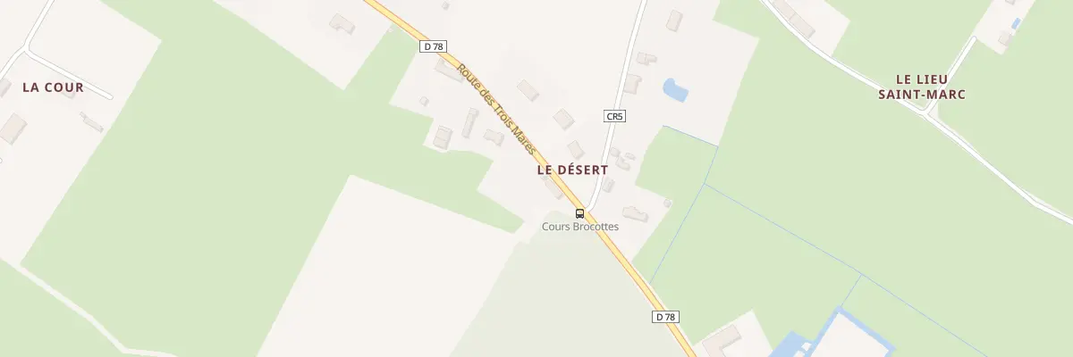 Plan du 2653 Rte des Trois Mares à Hotot-en-Auge