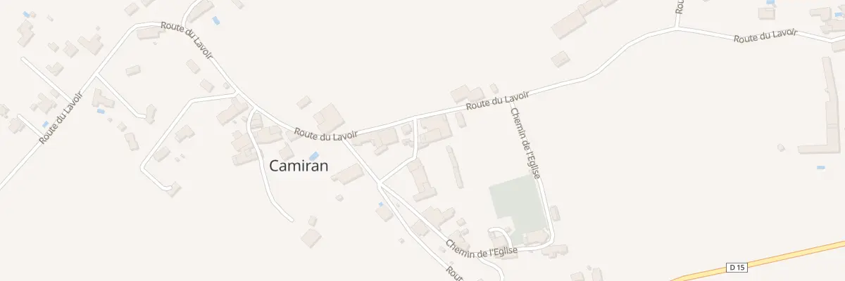 Plan du 27 Le Bourg Nord à Camiran