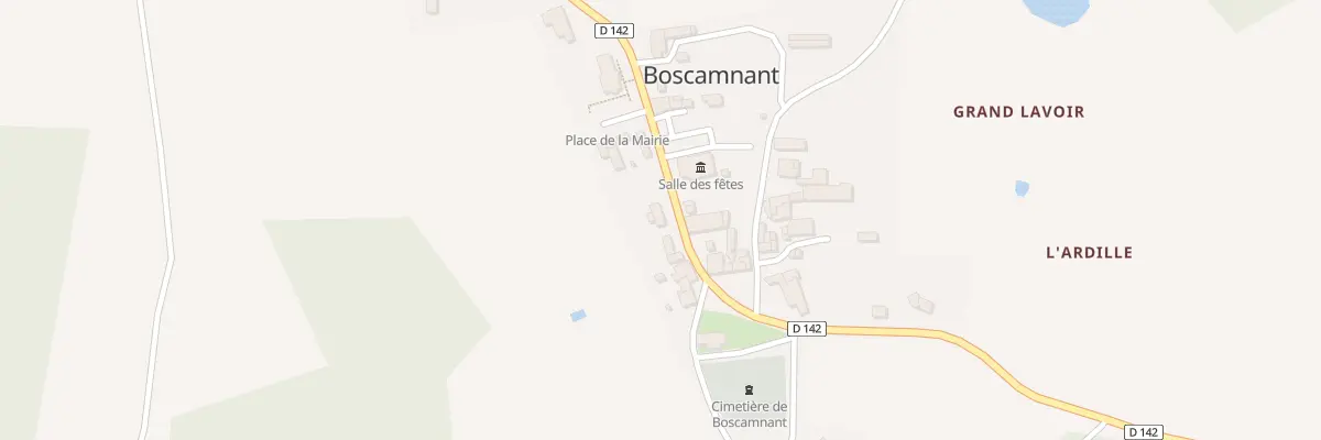 Plan du 7 Rue Bois Charmant à Boscamnant