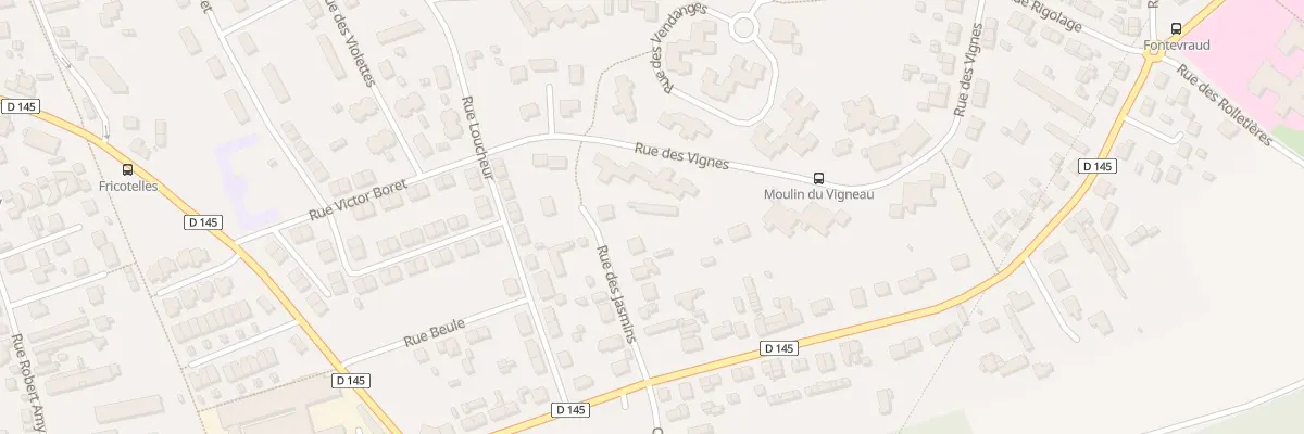 Plan du 116 Rue des Jasmins à Saumur