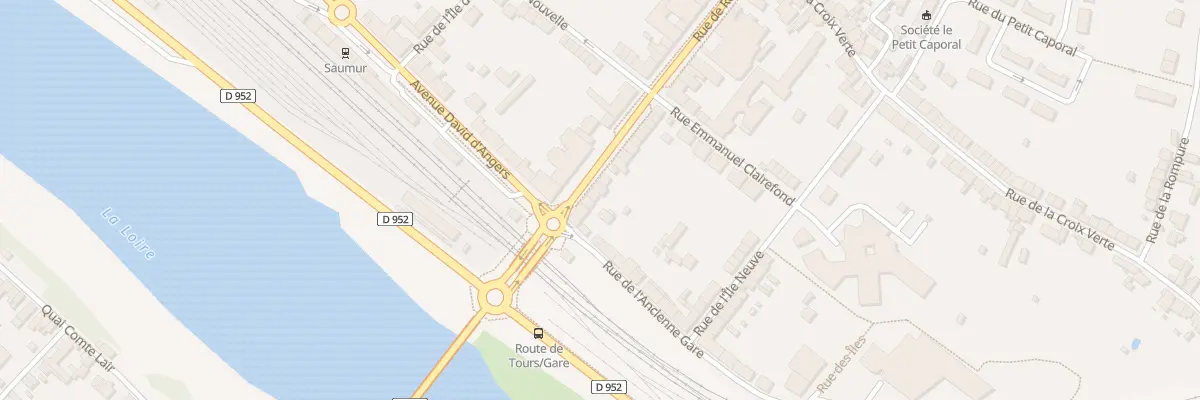Plan du 8 Rue de Rouen à Saumur