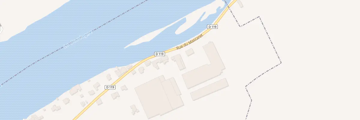 Plan du 6 Ile de Gorre à Civrac-sur-Dordogne