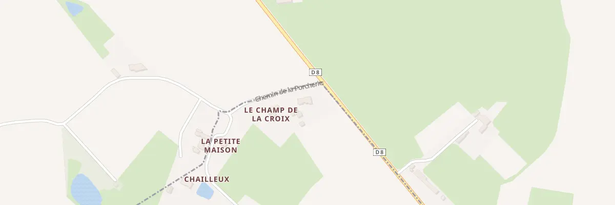 Plan du 5223 Champ de la Croix à Courcelles-la-Forêt