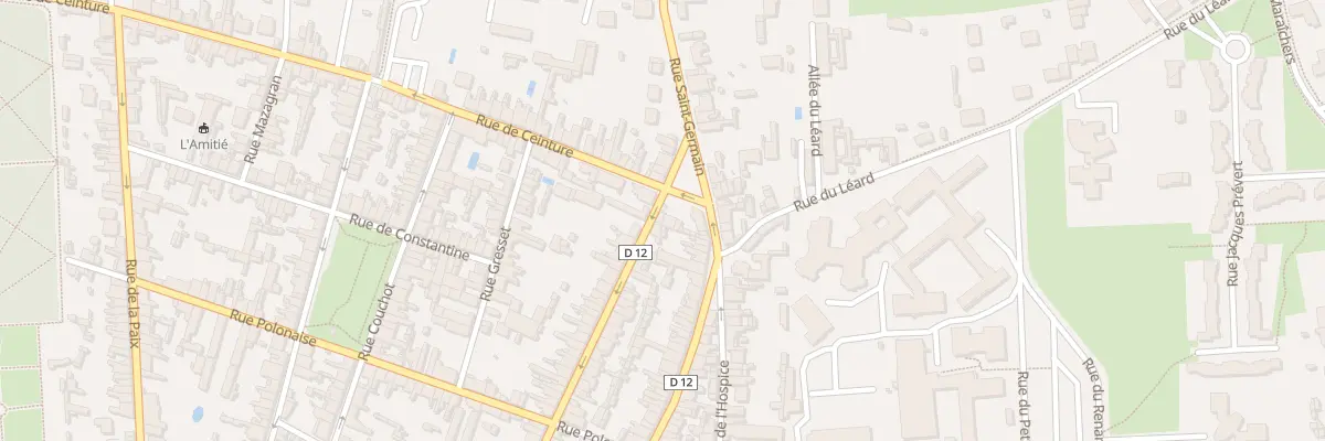 Plan du 52 Rue de la Nation à La Flèche