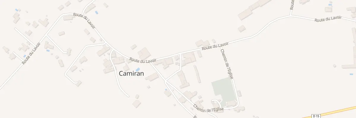 Plan du 28 Le Bourg Nord à Camiran