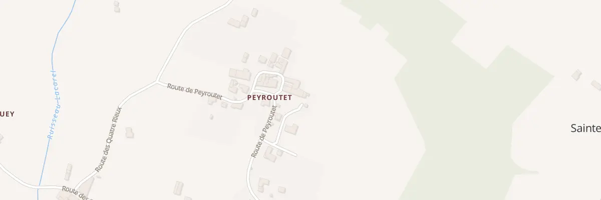 Plan du 70 Peyroutet à Sainte-Colombe