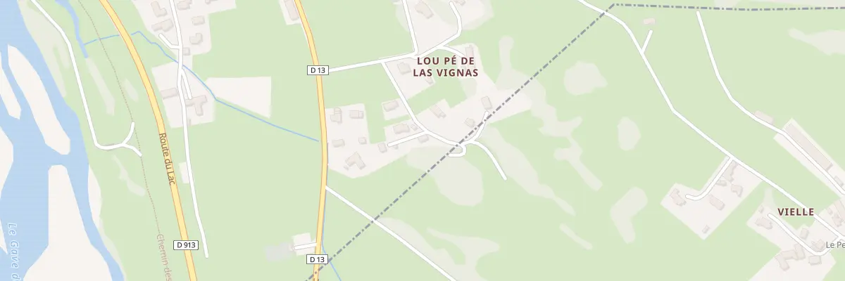 Plan du 23 Lou Pe de Las Vignas à Préchac