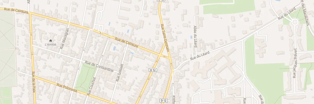 Plan du 2 Rue de Ceinture à La Flèche
