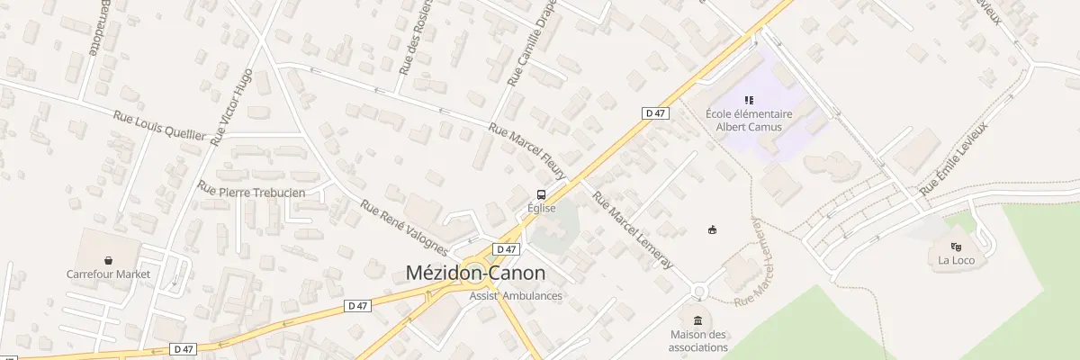 Plan du 66 Av Jean Jaurès à Mézidon Vallée d’Auge