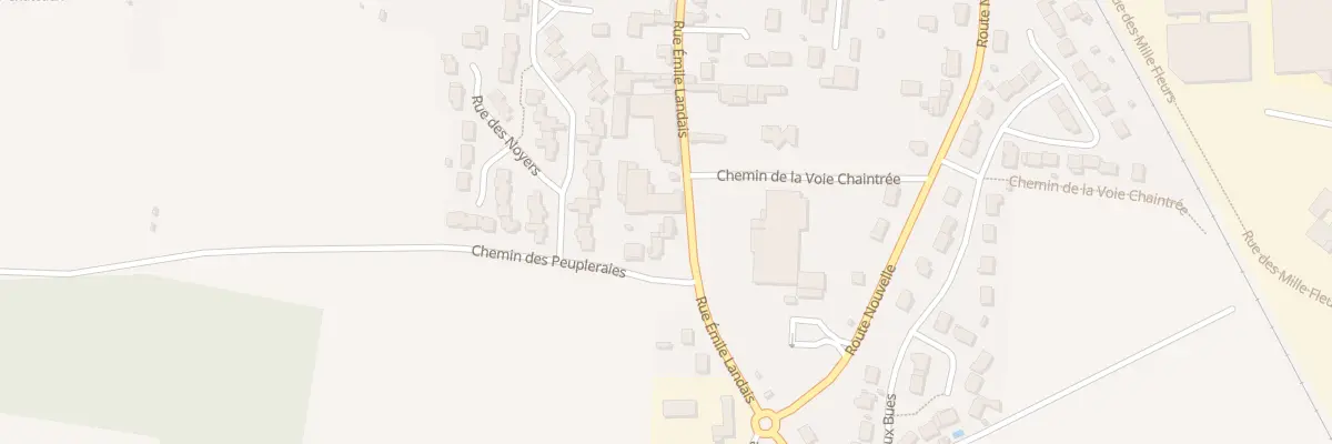 Plan du 43 Rue Emile Landais (chace) à Bellevigne-les-Châteaux