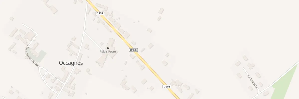 Plan du 38 Le Haut de la Rue à Occagnes