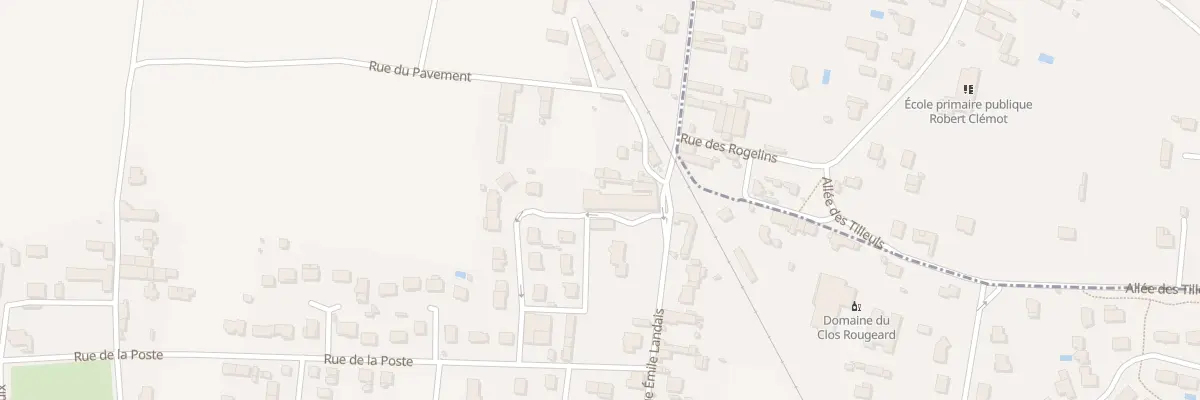 Plan du 3 Rue Emile Landais (chace) à Bellevigne-les-Châteaux