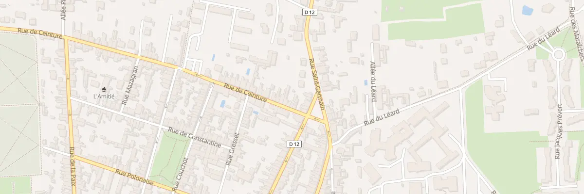 Plan du 6 Rue de Ceinture à La Flèche