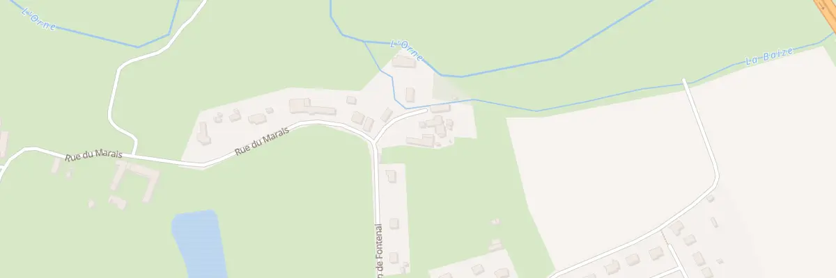 Plan du 8 Rue du Moulin de Fontenai à Écouché-les-Vallées