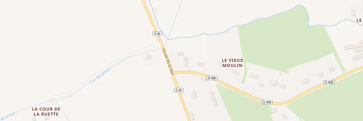 Plan du 1180 Che de la Belle Épine à Cricqueville-en-Auge