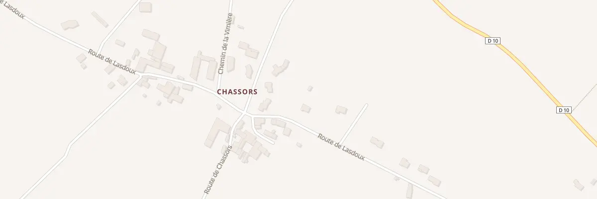Plan du 16B Rte de Lasdoux à Châteauneuf-sur-Charente