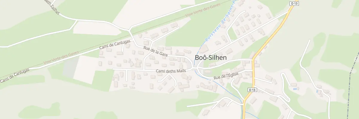 Plan du 3 Rue de la Gare à Boô-Silhen