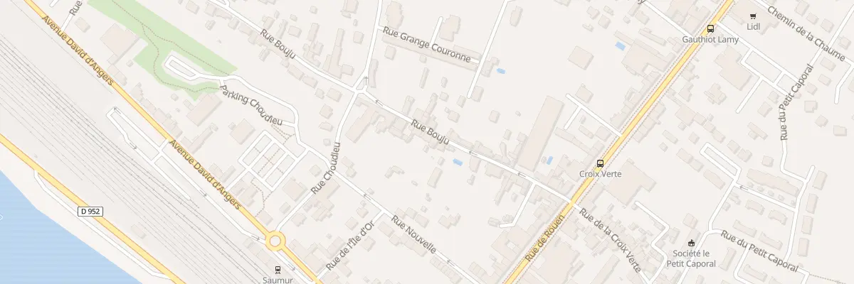 Plan du 17 Rue Bouju à Saumur