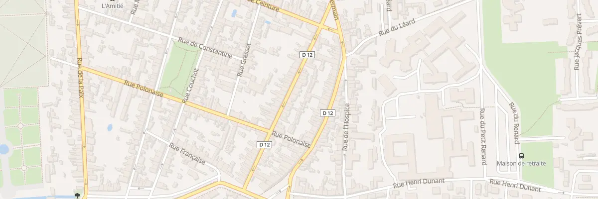 Plan du 34 Rue de la Nation à La Flèche