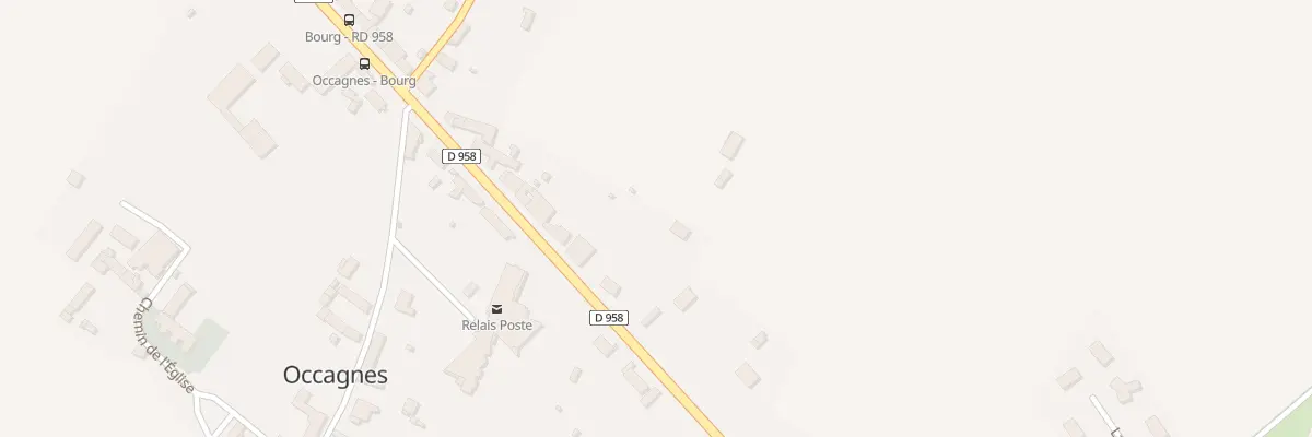 Plan du 36 Le Haut de la Rue à Occagnes