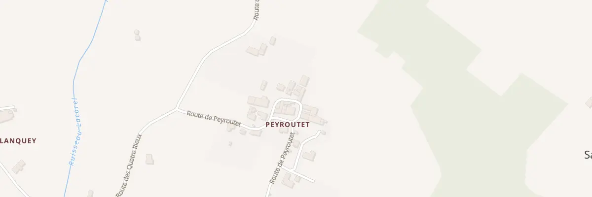 Plan du 77 Peyroutet à Sainte-Colombe