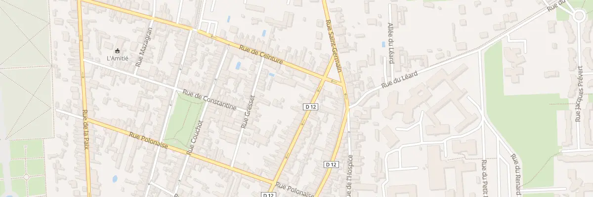 Plan du 73 Rue de la Nation à La Flèche
