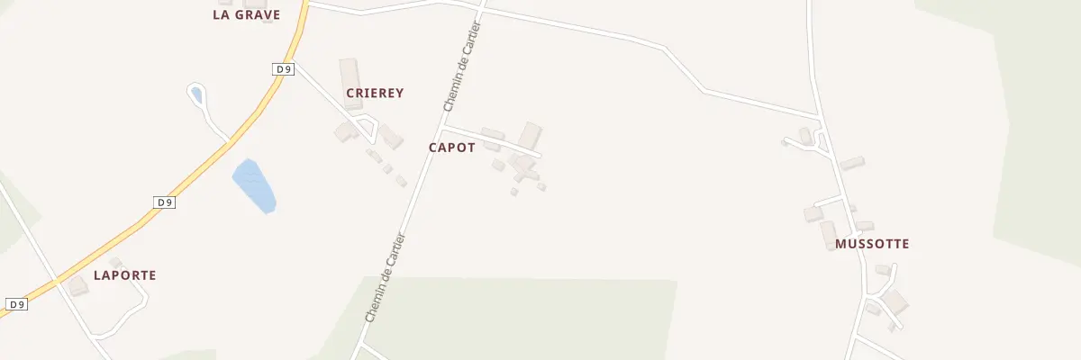 Plan du 28 Capot à Labescau