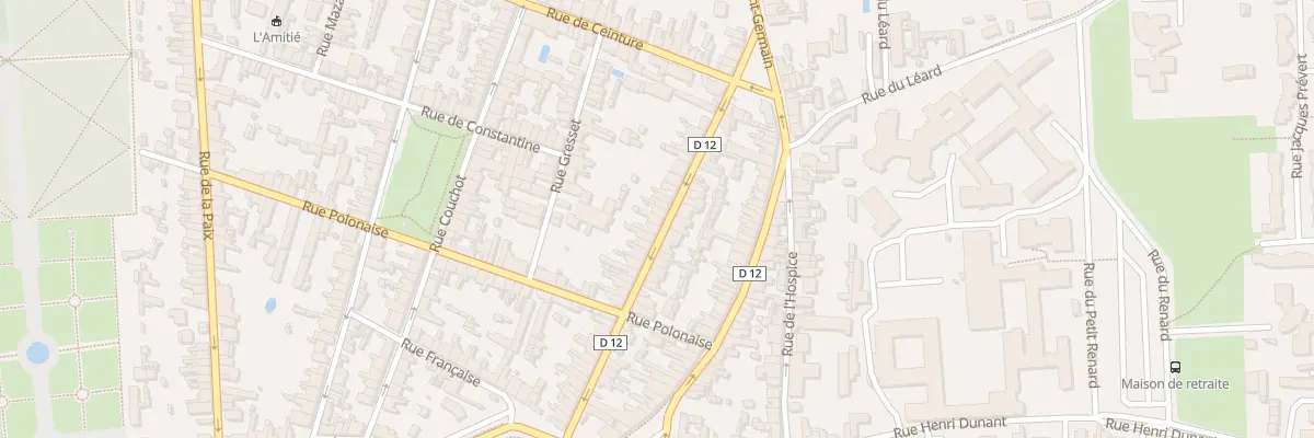 Plan du 47 Rue de la Nation à La Flèche