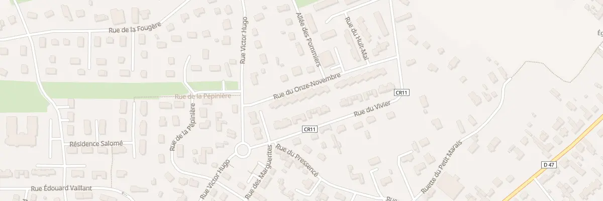 Plan du 8 Rue du Onze Novembre à Mézidon Vallée d’Auge