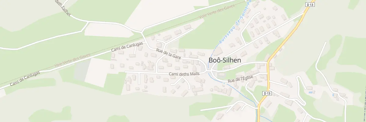 Plan du 7 Rue de la Gare à Boô-Silhen