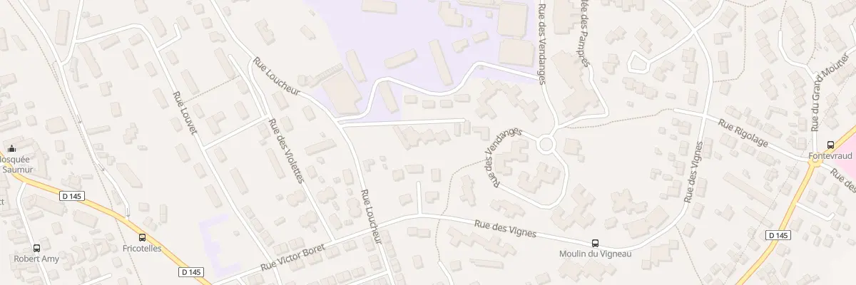 Plan du 314 Rue Loucheur à Saumur