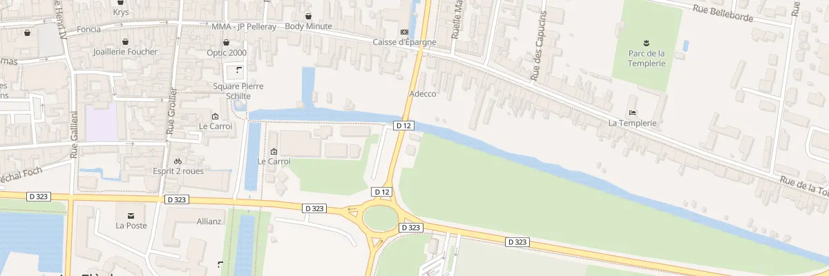 Plan du 14 Bd de la République à La Flèche