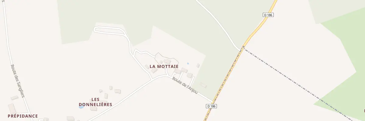 Plan du 2C La Mottaie à La Lande-Chasles